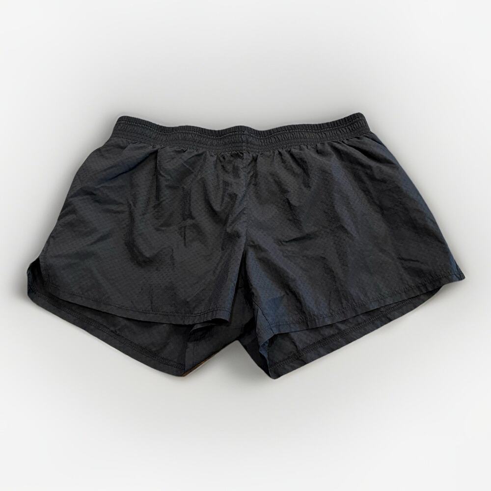 Nike Womens Black Swoosh Run Running Lined Shorts Size L DJ0927-010